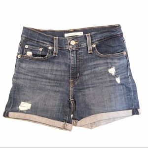 Levi’s Mid-Rise Jean Shorts. Like-new condition!